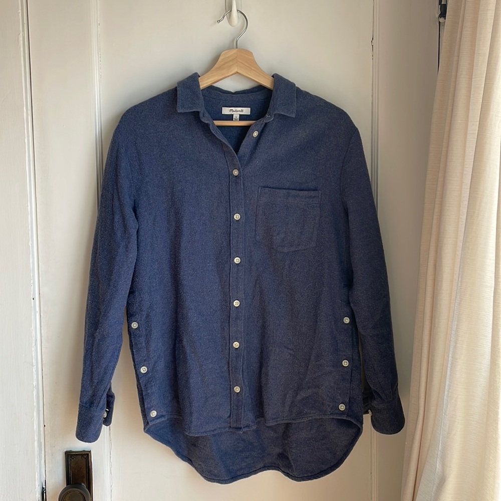 Madewell Flannel Button-Down Overshirt